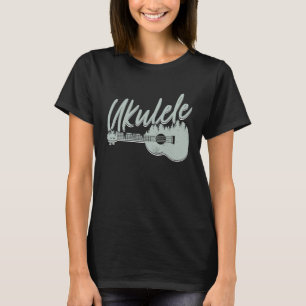 Camping Ukulele Player Outdoors Ukulele T-Shirt