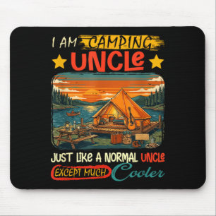 Camping uncle definition much cooler father's day mouse mat