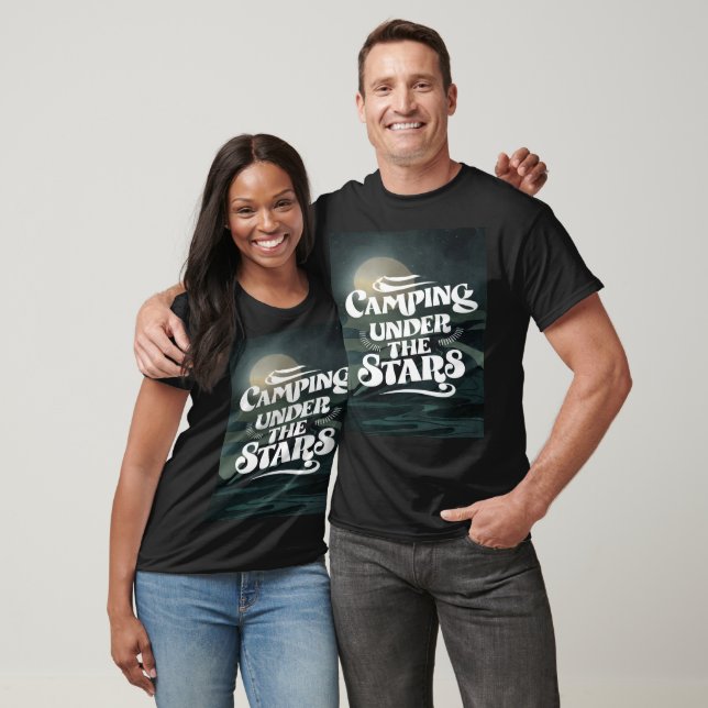 camping under stars T-Shirt (Unisex)