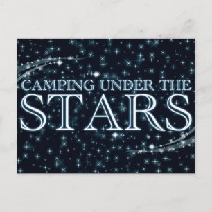 Camping Under the Stars Postcard