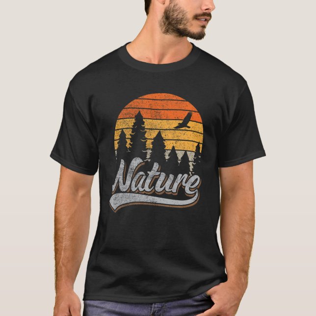 Camping Vacation Summer Outdoor Beach Surfing Adve T-Shirt (Front)