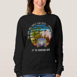 Camping Van Life Christian Family Sweatshirt