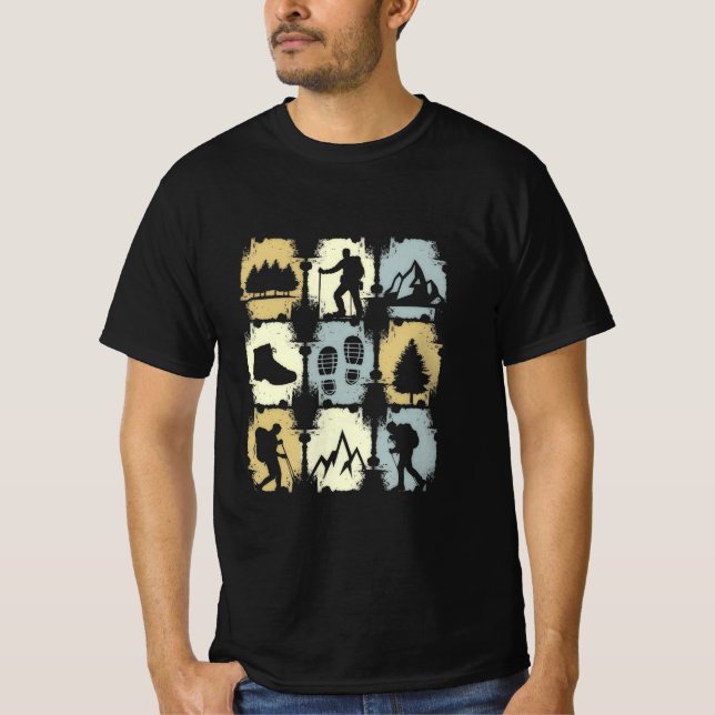 camping vibes, comping Fires Friends T-Shirt (Front)