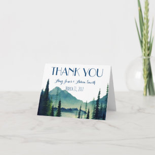 Camping Wedding - Thankyou Note Thank You Card