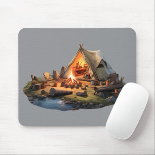 Camping With Loved Ones  Mouse Mat