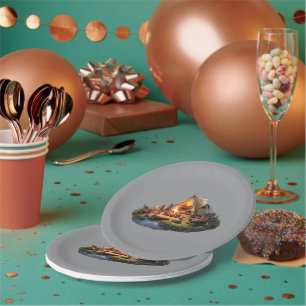 Camping With Loved Ones Paper Plate