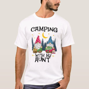 Camping With My Aunt Funny Aunt Camp Women Men T-Shirt
