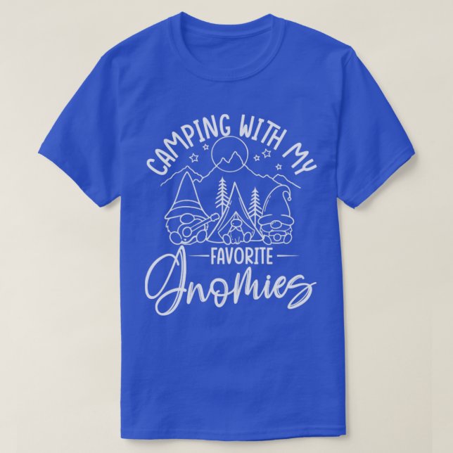 Camping with My Favourite Gnomies Adventure Camp L T-Shirt (Design Front)