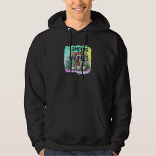 Camping With My Gnomies Cute Camping Gnomes Hoodie