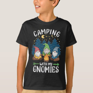 Camping With My Gnomies Gnome Camping Adventure T-Shirt