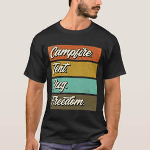 Camping with my pug dog 568 T-Shirt