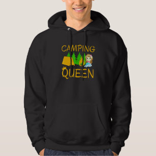 Camping Women Queen Camping Hoodie