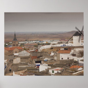 Campo de Criptana, antique La Mancha windmills 6 Poster
