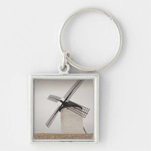 Campo de Criptana, antique La Mancha windmills Key Ring