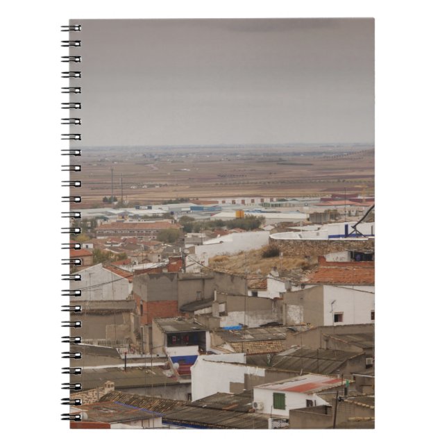 Campo de Criptana, antique La Mancha windmills Notebook (Front)