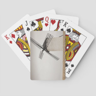 Campo de Criptana, antique La Mancha windmills Playing Cards