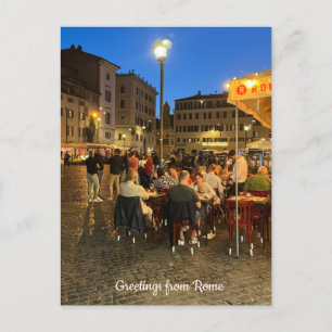 Campo di Fiore, Rome, Italy Design Postcard