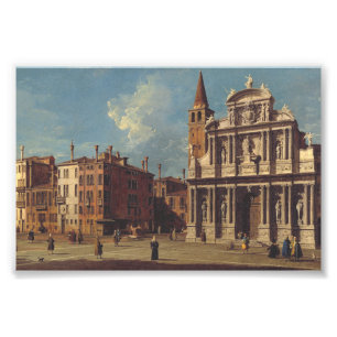 Campo of Santa Maria Zobenigo by Canaletto Photo Print