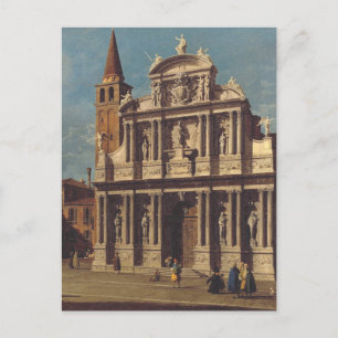 Campo of Santa Maria Zobenigo by Canaletto Postcard