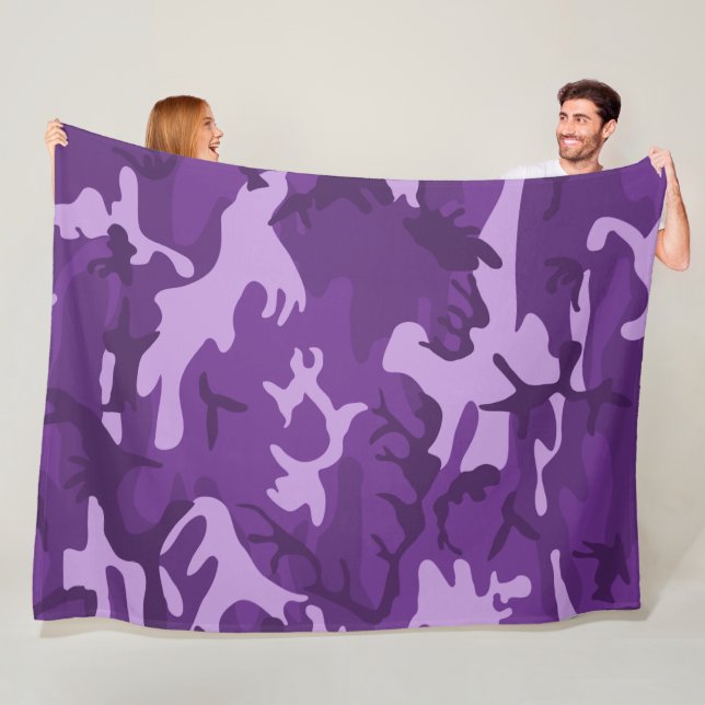Campo Purple Fleece Blanket (In Situ)