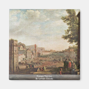 Campo Vaccino By Lorrain Claude Magnet