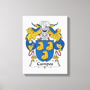 Campos Family Crest Canvas Print