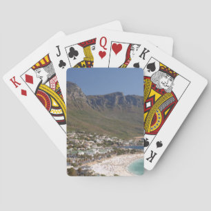 Camps Bay Beach And Twelve Apostles Playing Cards