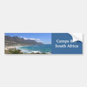 Camps Bay Beach, South Africa Bumper Sticker