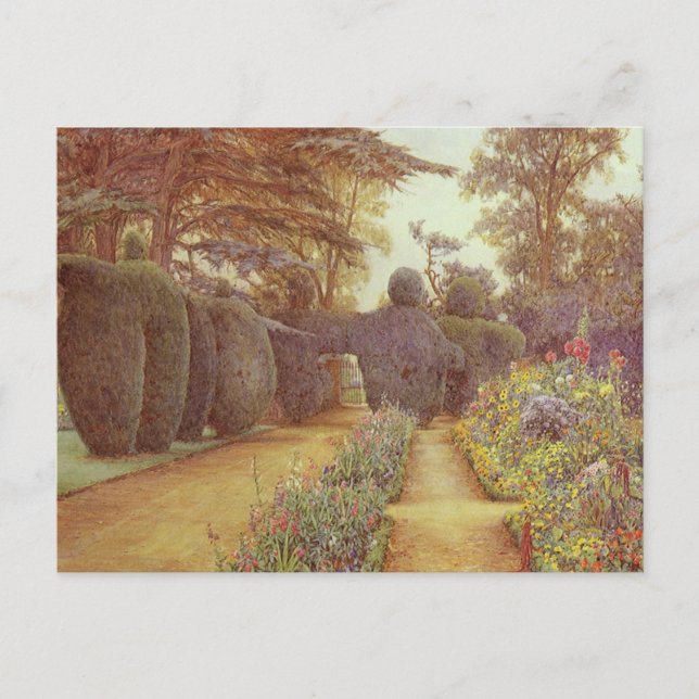 Campsea Ashe, Suffolk by Ernest Arthur Rowe Postcard (Front)