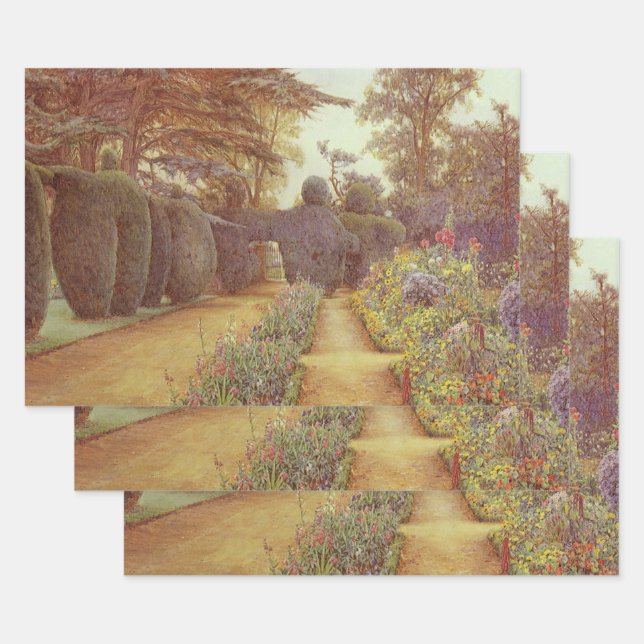 Campsea Ashe, Suffolk by Ernest Arthur Rowe Wrapping Paper Sheet (Set)