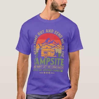 Campsite Camper Camp Lover Campfire Funny Camping T-Shirt