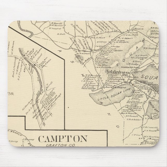 Campton, Holderness Mouse Mat (Front)