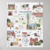 Campus Survival Guide | Funny College Student Gift Poster (Front)