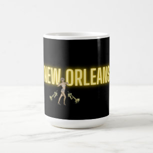 Campy Neon New Orleans & Vintage Beauty Coffee Mug