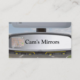 Cam's Mirrors Business card