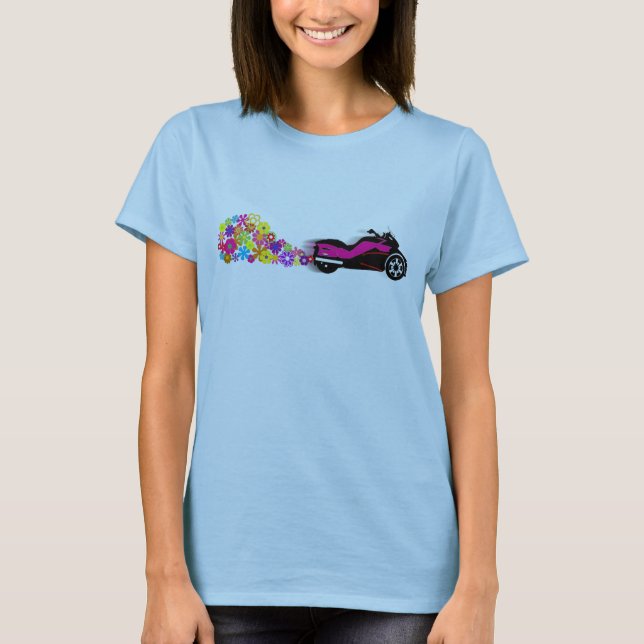 Can Am Spyder Tumbling Daisy Shirt (Front)