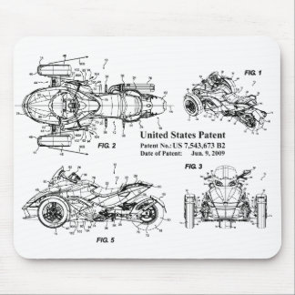 Can Am Spyder, US Patent Application Mousepad