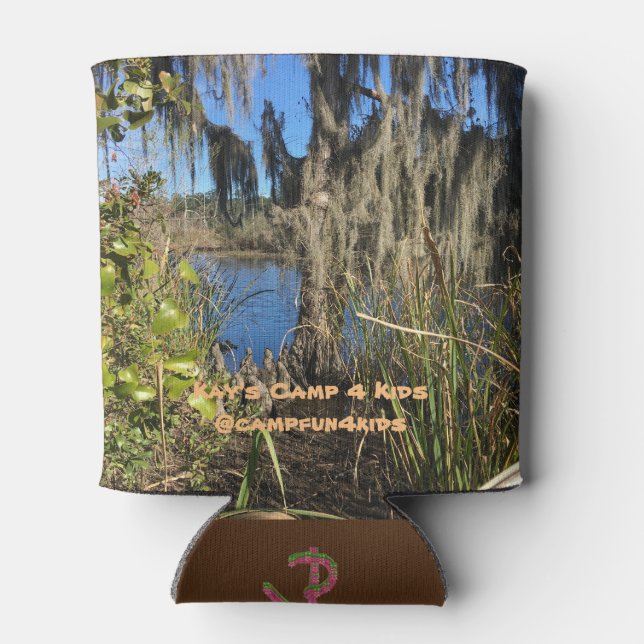 Can & Bottle Insulator (Coozie) Woodland Can Coole Can Cooler (Back)