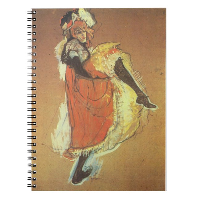 Can Can Dancer Notebook (Front)