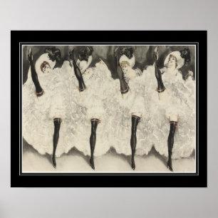 "Can-Can" Louis Icart Poster