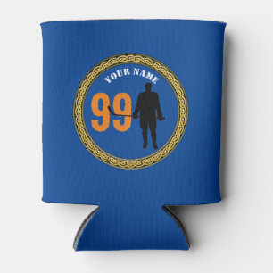 Can Cooler Hockey Player - Add Name & Number 