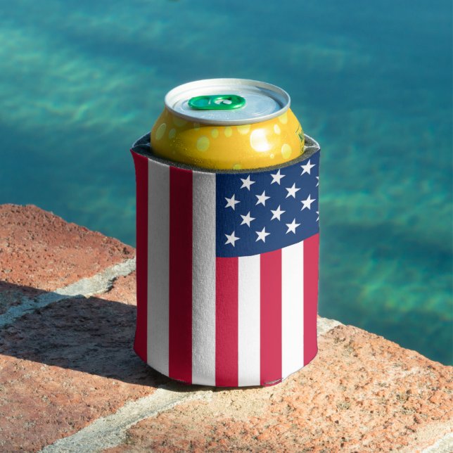 Can Cooler with American Flag (In Situ Pool)