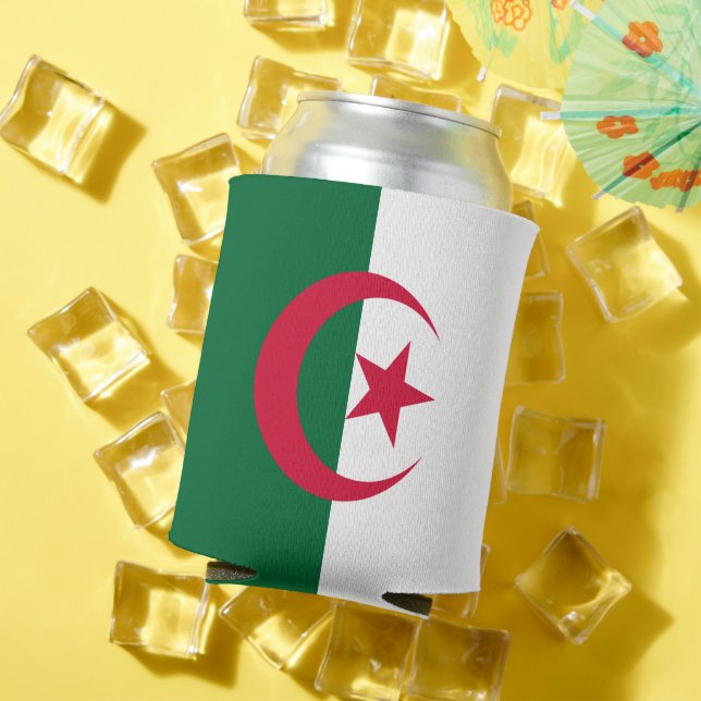 Can Cooler with flag of Algeria (In Situ Summer)