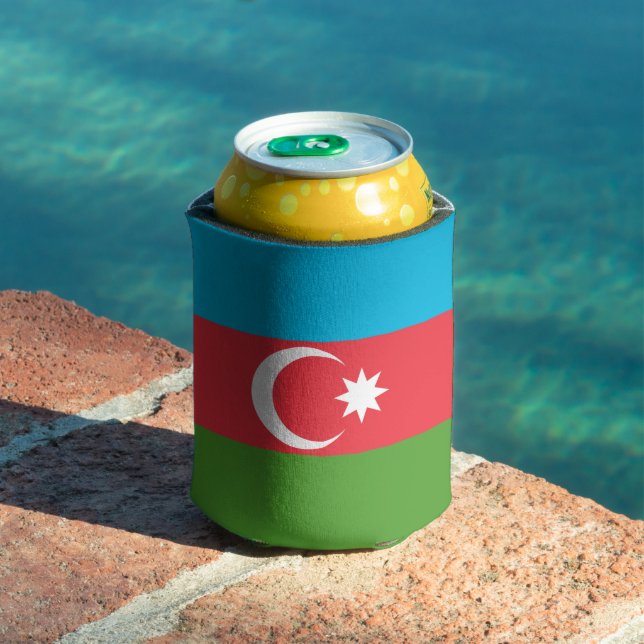 Can Cooler with flag of Azerbaijan (In Situ Pool)