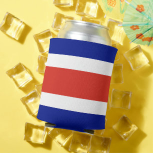 Can Cooler with flag of Costa Rica