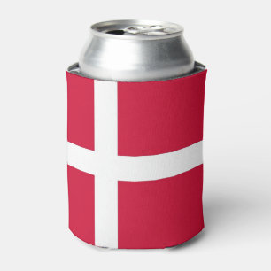 Can Cooler with flag of Denmark