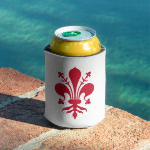 Can Cooler with flag of Florence, Tuscany