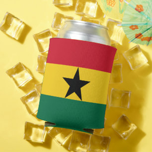 Can Cooler with flag of Ghana