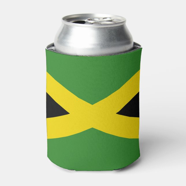 Can Cooler with flag of Jamaica (Can Front)