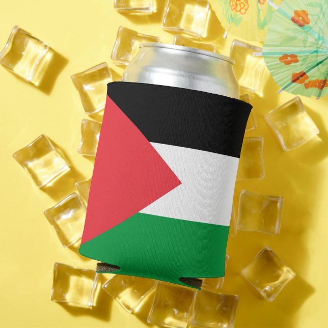 Can Cooler with flag of Palestine (In Situ Summer)